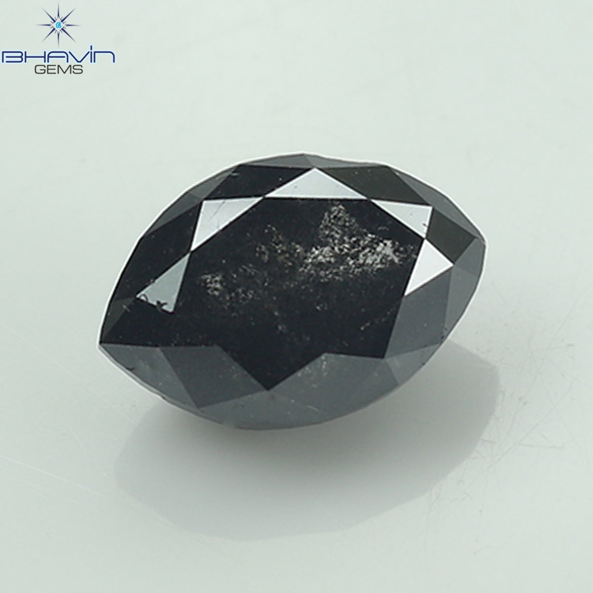 1.35 CT Natural Marquise Diamond Salt And Pepper Color Clarity I3 (7.99 MM)