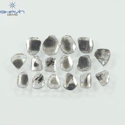 1.83 CT Slice Diamond Salt And Pepper Color Clarity I3 (5.85 MM)