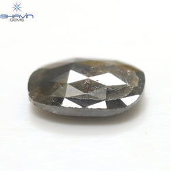 1.42 CT Oval Shape Natural Diamond Brown Color I3 Clarity (8.71 MM)