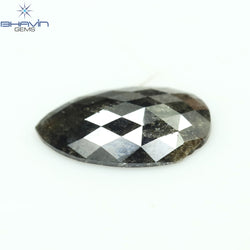 0.51 CT, Pear Diamond, Salt And Pepper (Brown) Diamond , Clarity I3