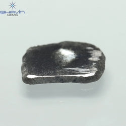 2.24 CT Slice Shape Natural Diamond Salt And Pepper Color I3 Clarity (12.15 MM)