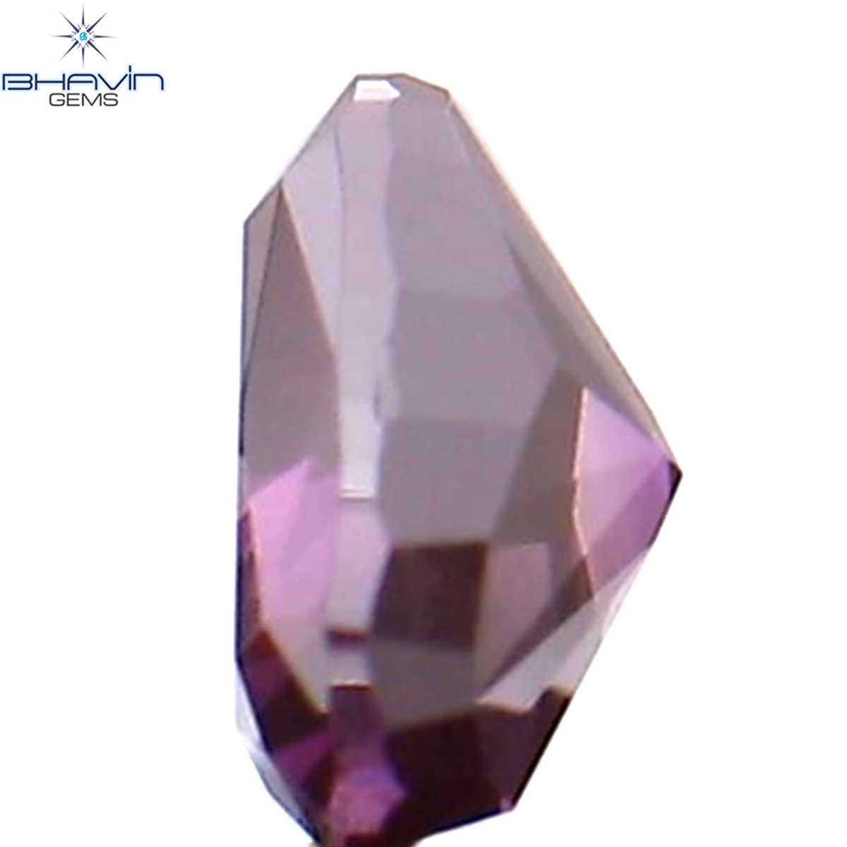 0.11 CT Natural Heart Diamond Enhanced Pink Color Clarity VS2 (2.95 MM)