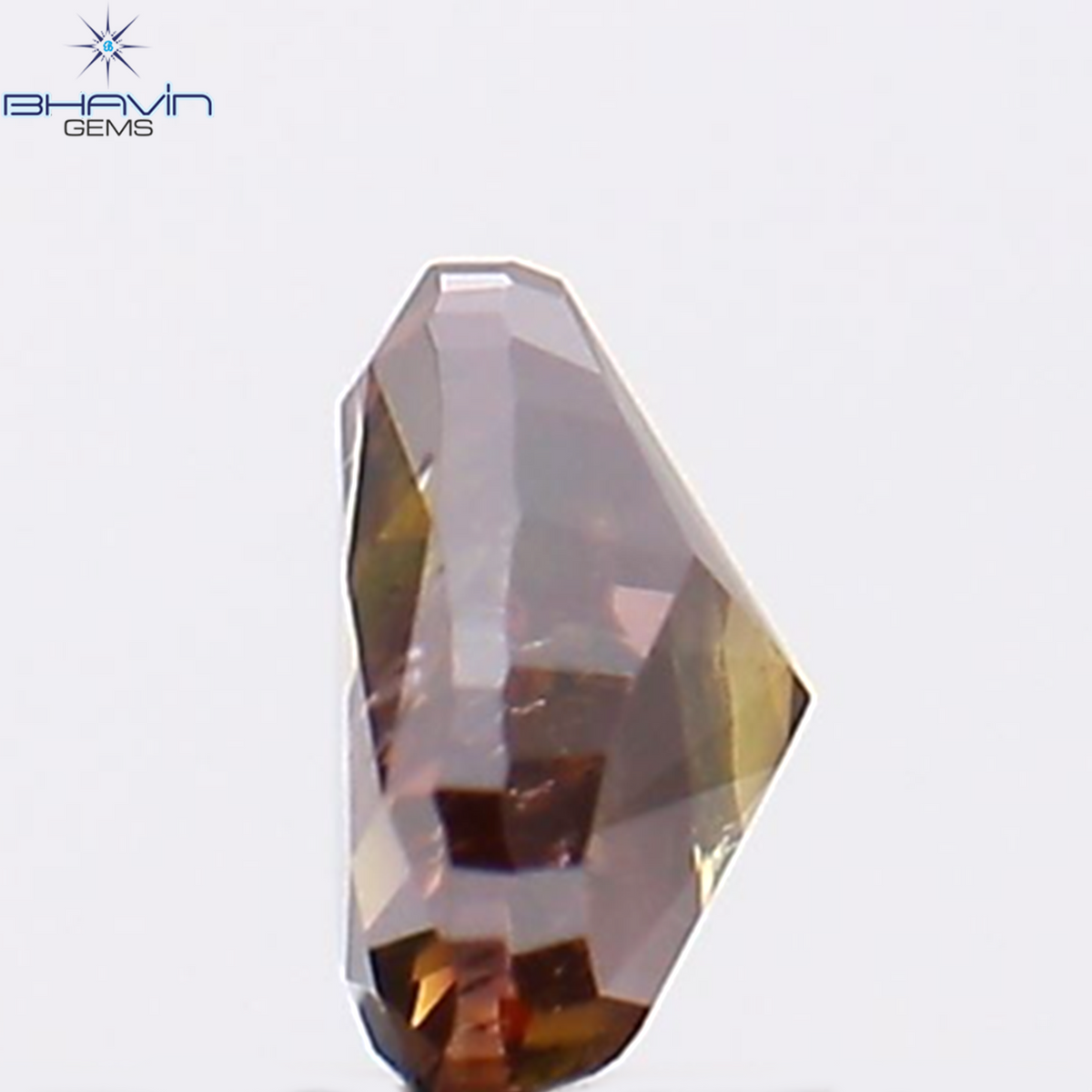 0.30 CT ハート シェイプ ピンク カラー ナチュラル ルース ダイヤモンド I1 クラリティ (4.23 MM)