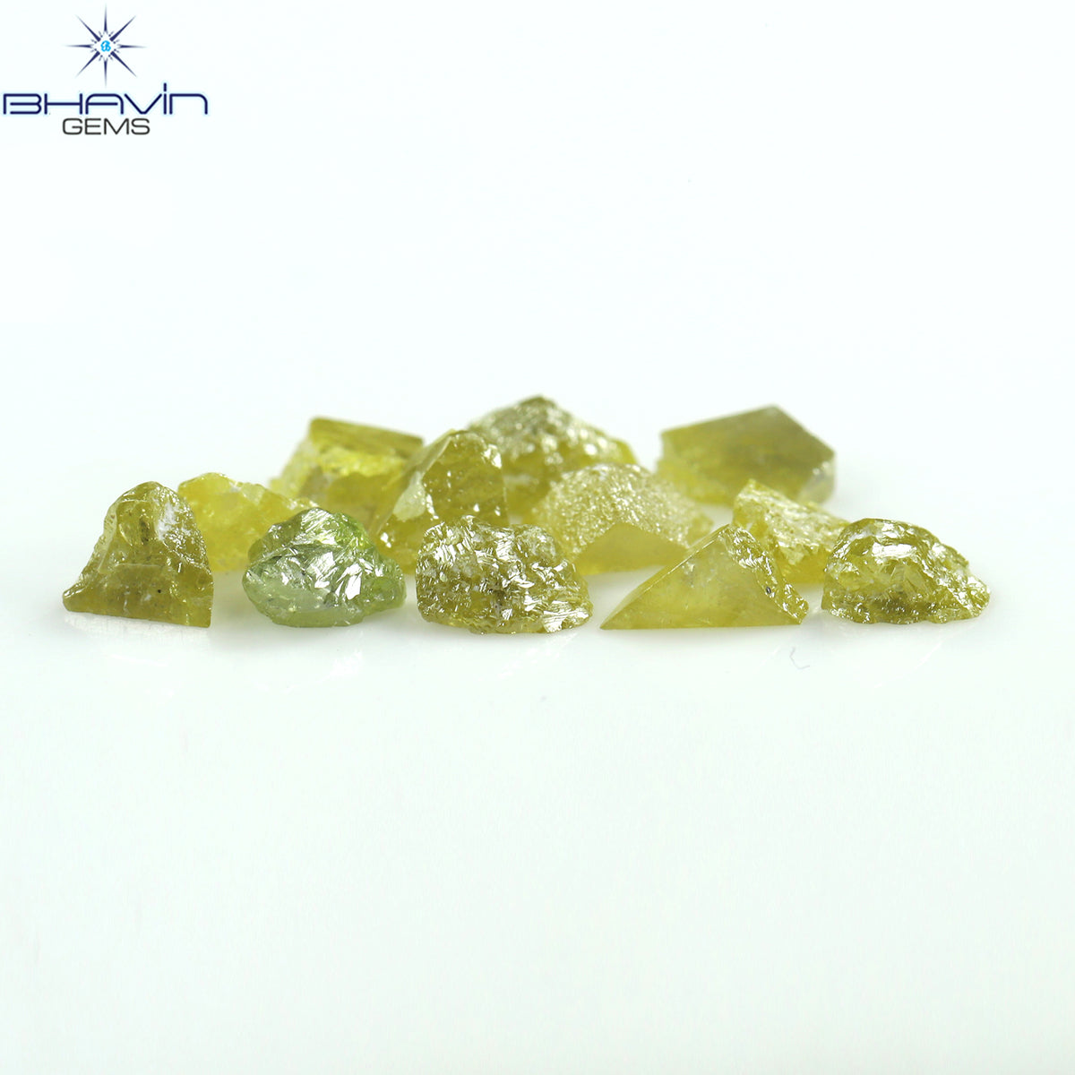 4.87 CT/18 ピース ミックス カラー イエロー ダイヤモンド ナチュラル ルース ダイヤモンド I3 クラリティ (3.64 MM)