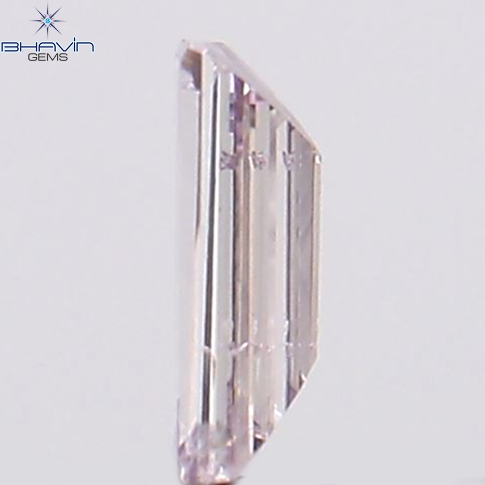 0.05 CT バゲット シェイプ ナチュラル ダイヤモンド ピンク色 VS2 クラリティ (3.22 MM)
