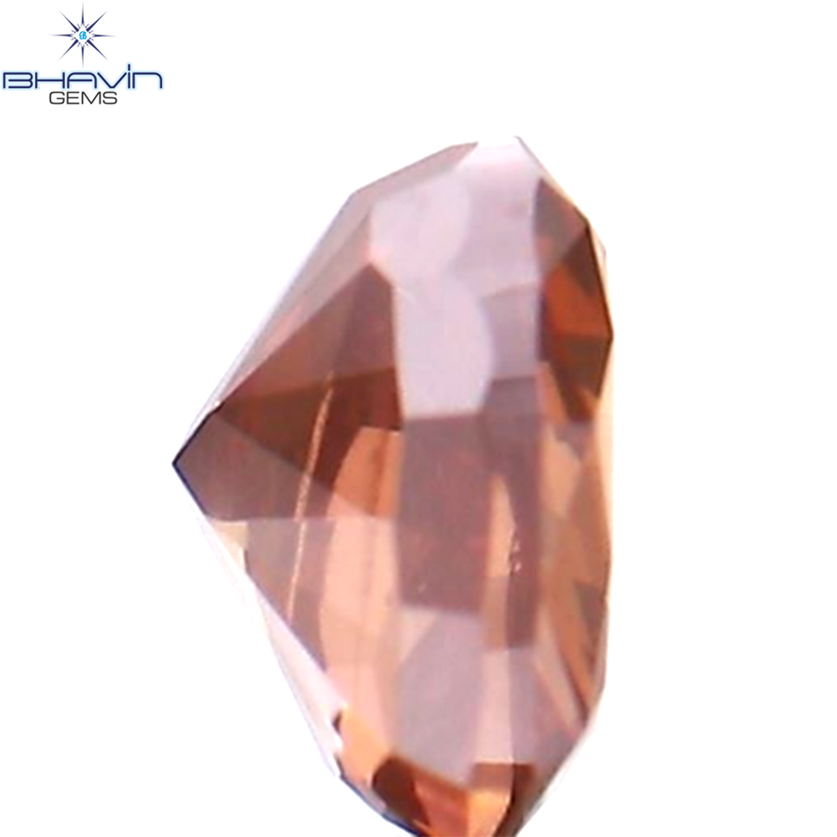 0.24 CT ハートシェイプ エンハンスト ピンク カラー ナチュラル ルース ダイヤモンド SI1 クラリティ (4.11 MM)