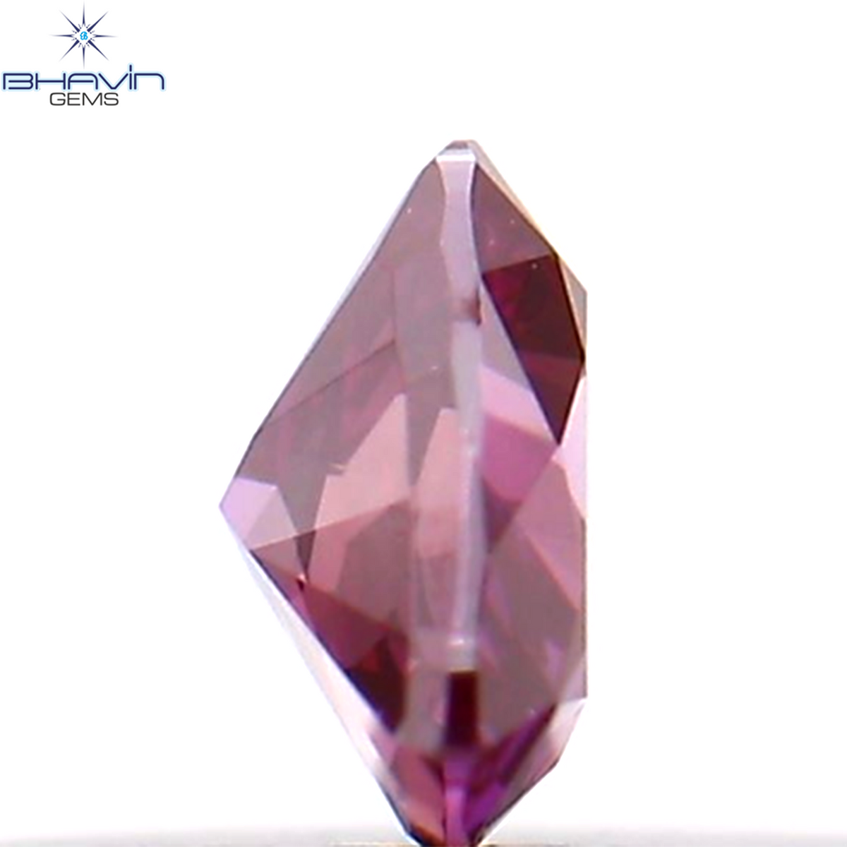 0.15 CT Natural Heart Diamond Enhanced Pink Color Clarity VS1 (3.71 MM)
