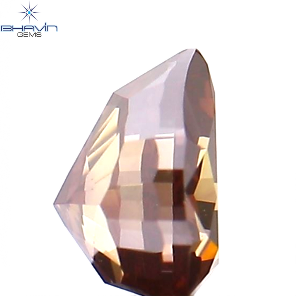 0.25 CT ペアシェイプ ナチュラル ダイヤモンド ピンク色 VS1 クラリティ (4.05 MM)
