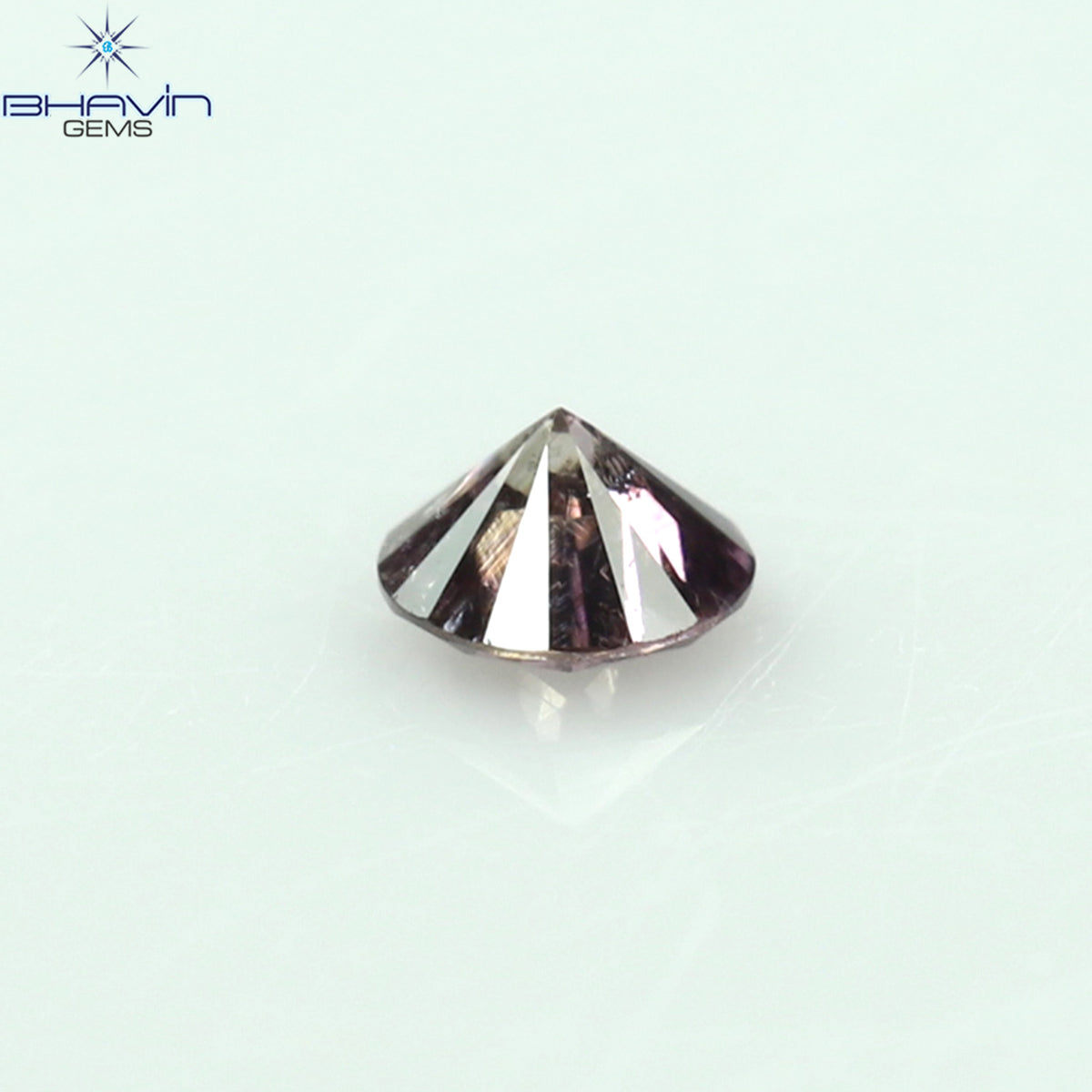 0.03 CT ラウンド シェイプ ナチュラル ダイヤモンド ピンク カラー I2 クラリティ (1.97 MM)