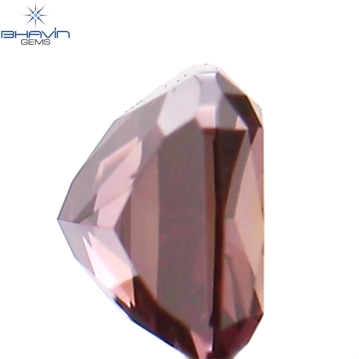 0.19 CT クッション シェイプ ナチュラル ルース ダイヤモンド 強化ピンク色 VS1 クラリティ (3.31 MM)
