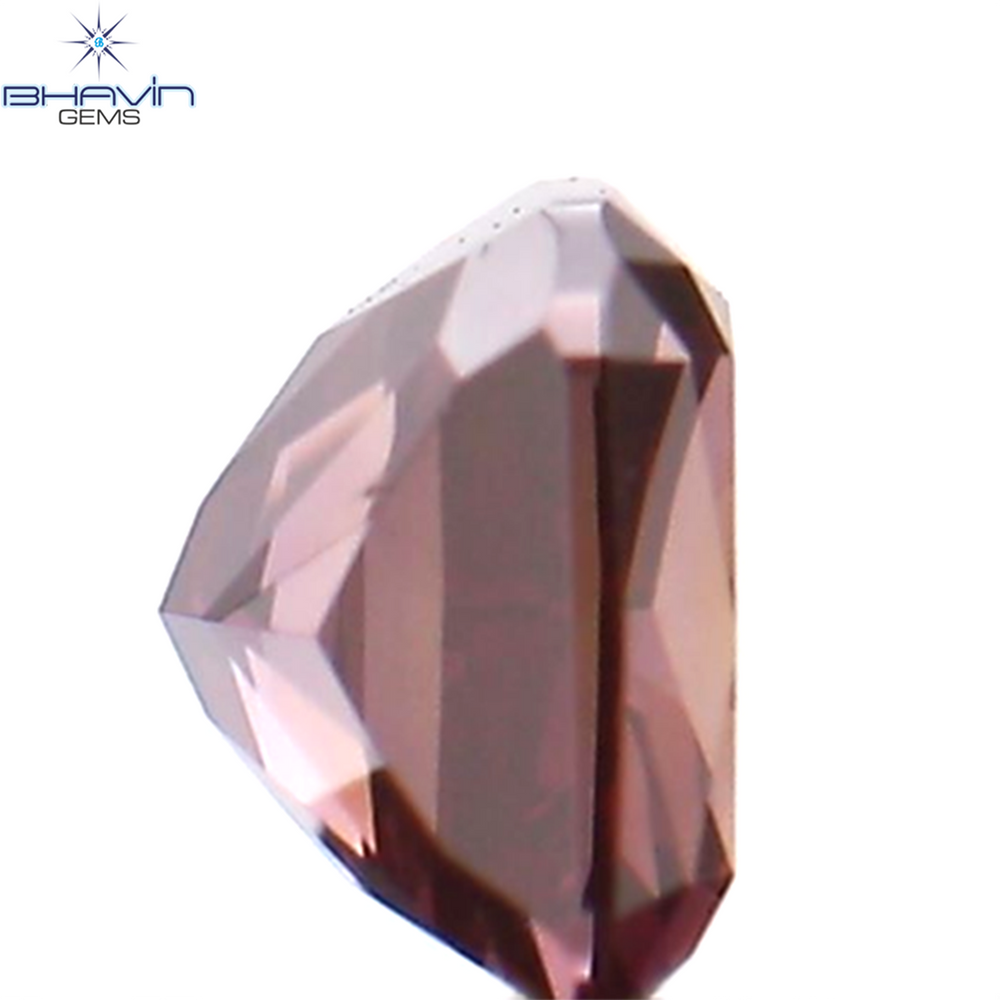 0.19 CT Cushion Shape Natural Loose Diamond Enhanced Pink Color VS1 Clarity (3.31 MM)