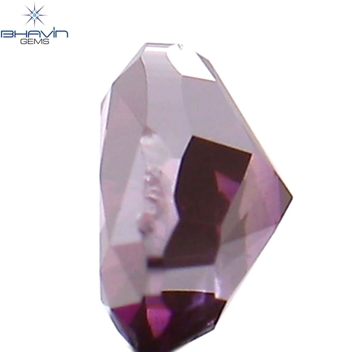 0.21 CT Natural Heart Diamond Enhanced Pink Color Clarity SI2 (3.88 MM)