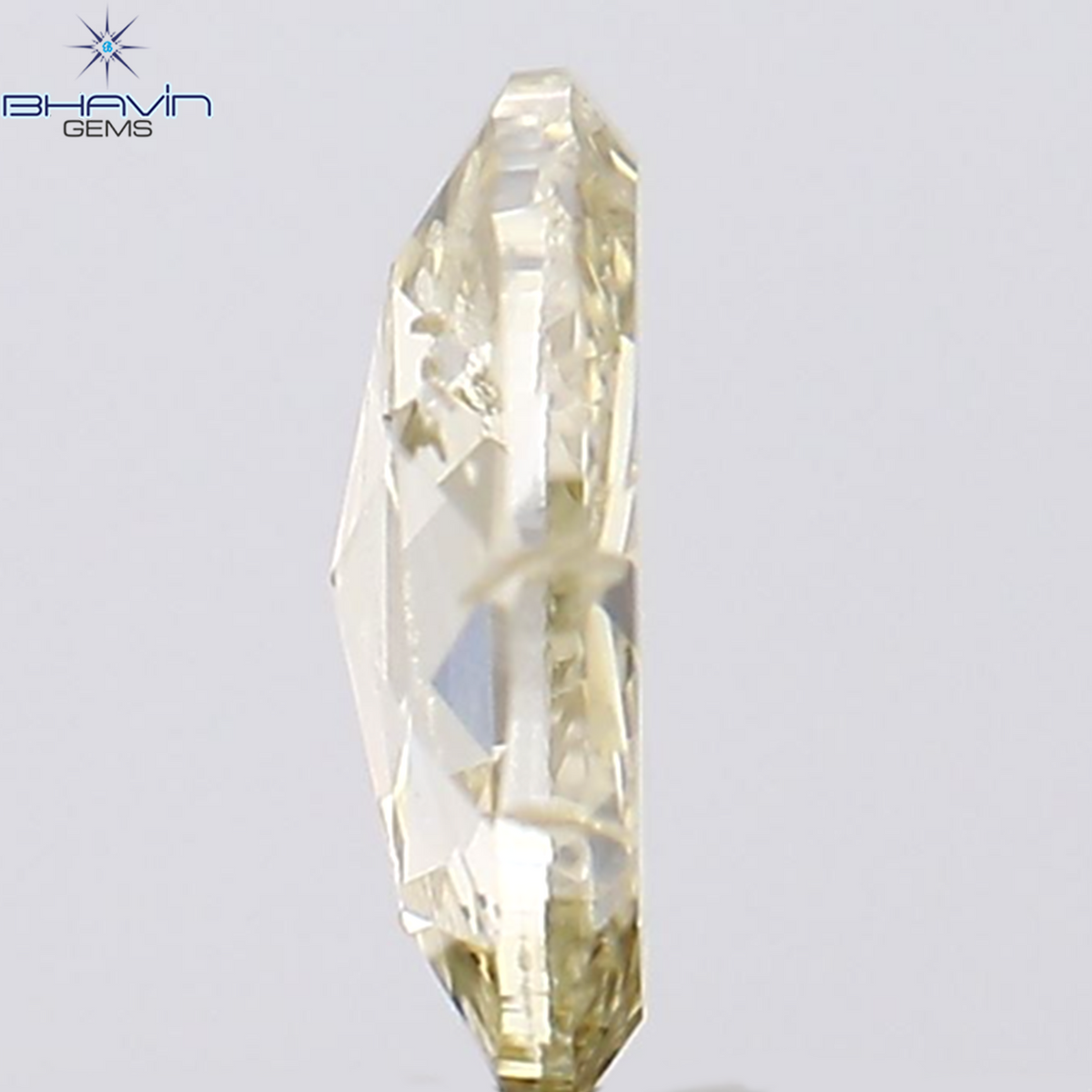 0.40 CT Natural Oval Diamond Yellow Color Clarity SI2 (5.75 MM)