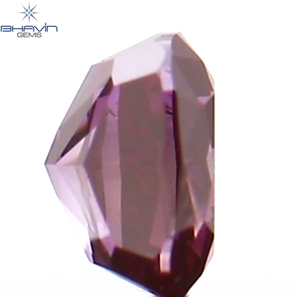 0.07 CT クッション シェイプ ナチュラル ルース ダイヤモンド 強化ピンク色 VS2 クラリティ (2.36 MM)