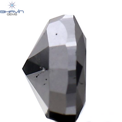 0.36 CT Heart Diamond Natural Diamond Black Diamond Clarity Opaque (4.47 MM)