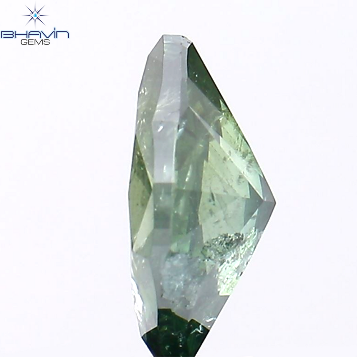 2.11 CT Natural Marquise Diamond Enhanced Green Color Clarity I2 (11.14 MM)