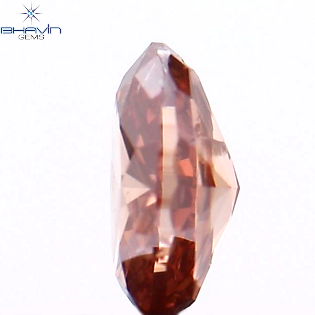 0.19 CT Natural Oval Diamond Enhanced Pink Color Clarity I1 (4.23 MM)