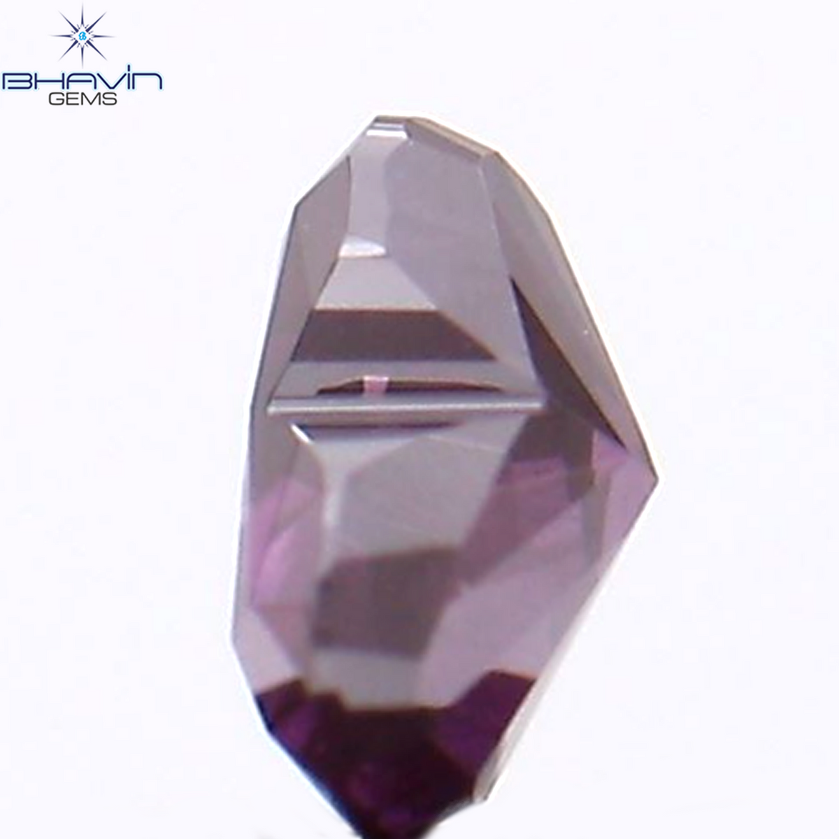 0.14 CT ハート シェイプ エンハンスト ピンク カラー ナチュラル ルース ダイヤモンド SI2 クラリティ (3.40 MM)