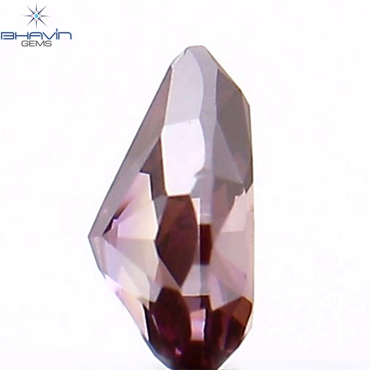 0.09 CT Natural Pear Diamond Enhanced Pink Color Clarity VS1 (3.45 MM)