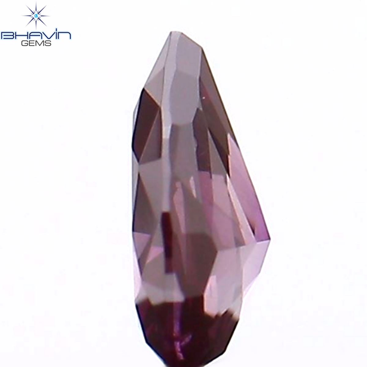 0.12 CT ペアシェイプ ナチュラル ダイヤモンド 強化ピンク色 VS2 クラリティ (3.87 MM)