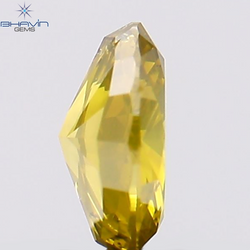 0.30 CT Oval Shape Natural Diamond Yellow Color SI2 Clarity (4.70 MM)