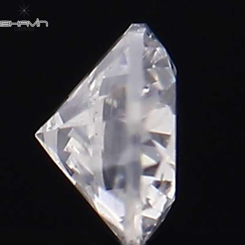0.06 CT Round Shape Natural Loose Diamond White Color SI1 Clarity (2.40 MM)