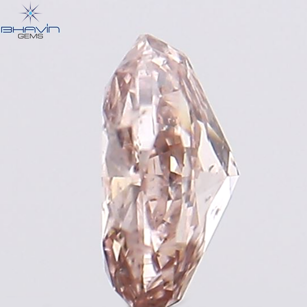 0.09 CT Oval Shape Natural Diamond Pink Color I1 Clarity (3.13 MM)