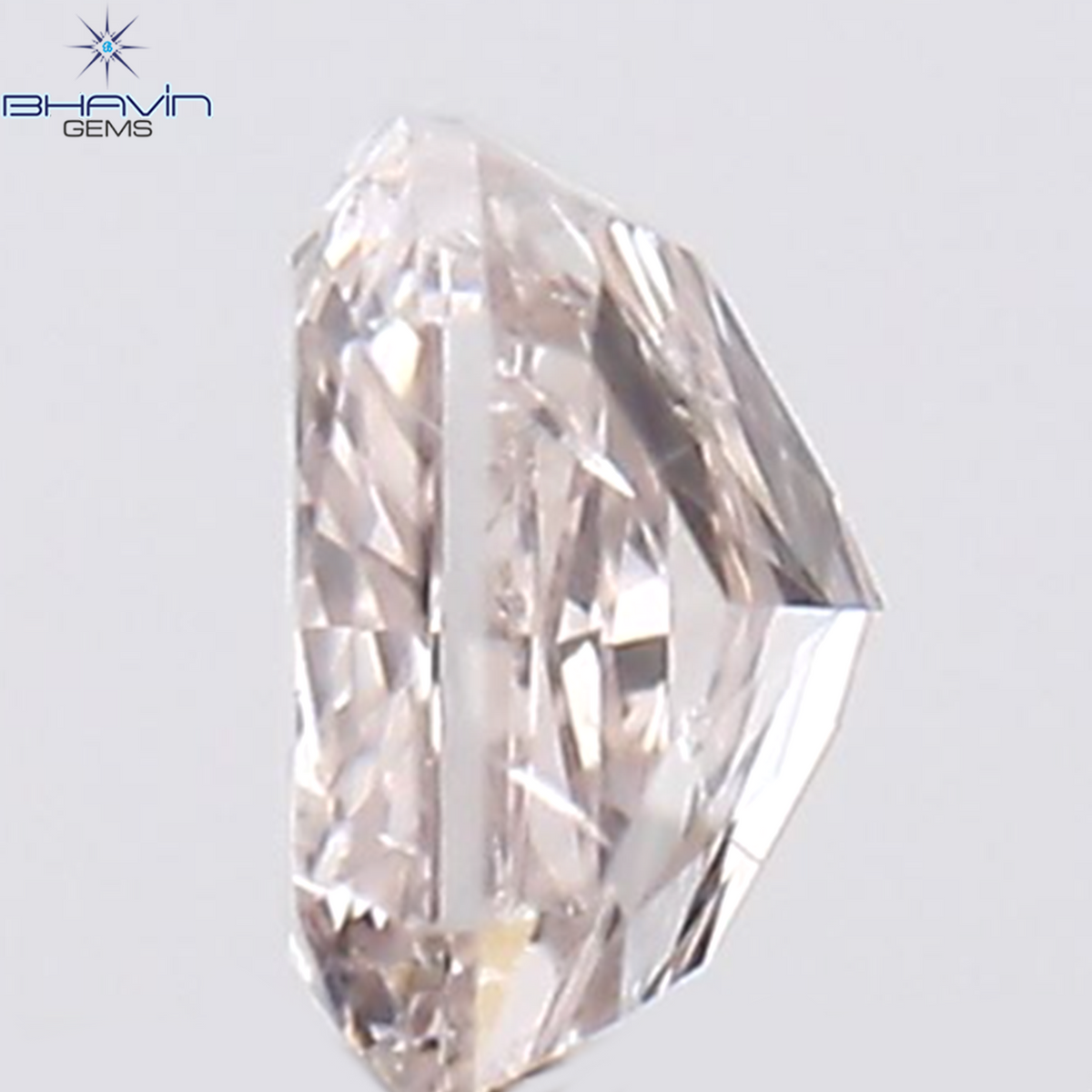 0.11 CT Natural Radiant Diamond Pink Color Clarity SI2 (2.73 MM)