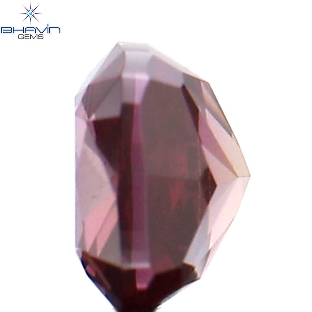 0.28 CT クッション シェイプ ナチュラル ルース ダイヤモンド 強化ピンク色 VS1 クラリティ (3.72 MM)