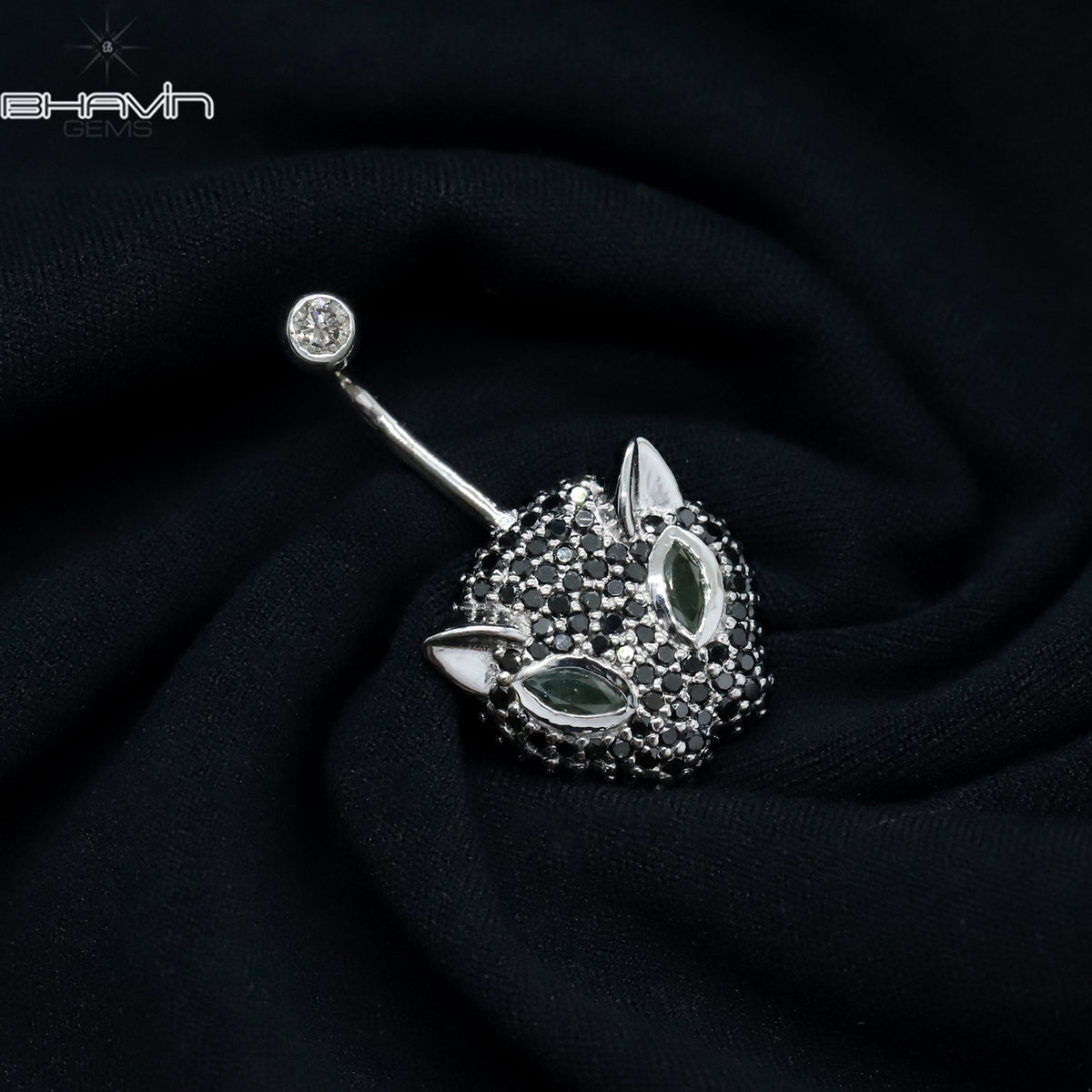 18K/3g leopard Belly Button Ring, Belly Button Jewelry Ring, Belly Button Rings