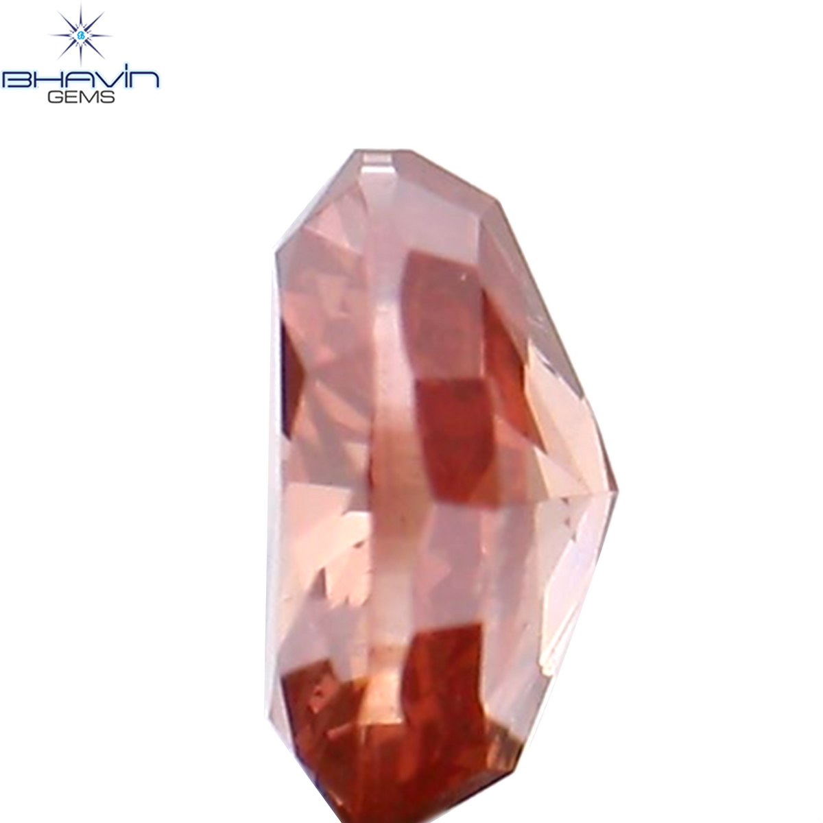 0.18 CT Natural Oval Diamond Enhanced Pink Color Clarity VS2 (3.82 MM)