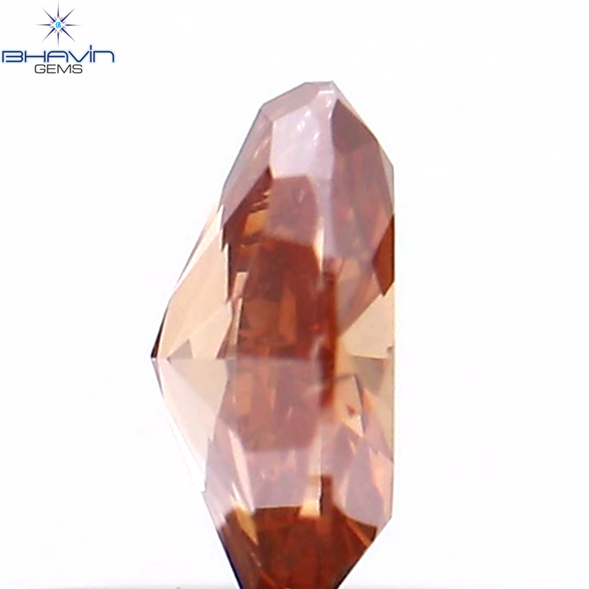 0.18 CT Natural Oval Diamond Enhanced Pink Color Clarity SI1 (4.18 MM)