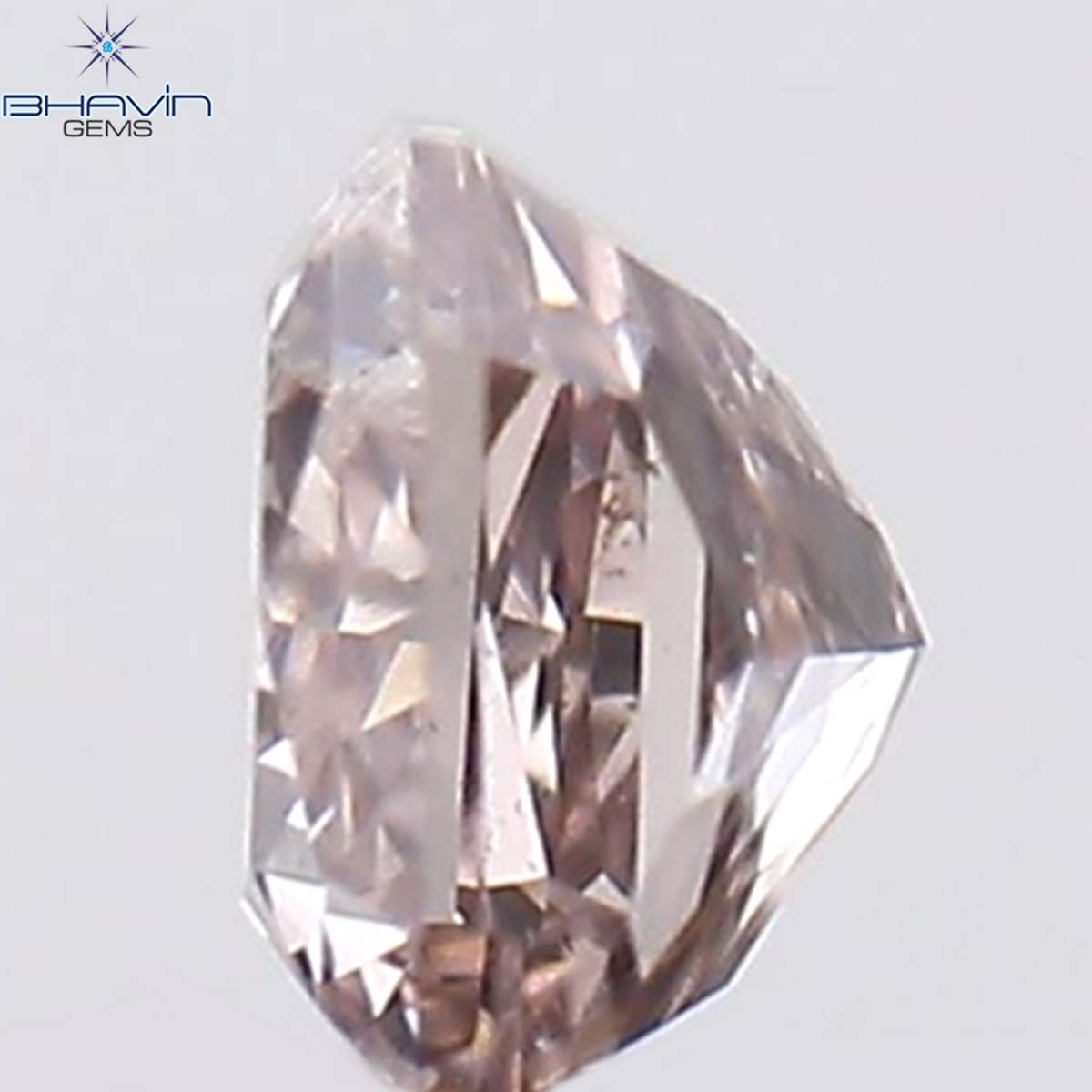 0.11 CT Natural Radiant Diamond Pink Color Clarity SI2 (2.68 MM)