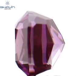 0.32 CT クッション シェイプ ナチュラル ルース ダイヤモンド 強化ピンク色 VS1 クラリティ (3.60 MM)
