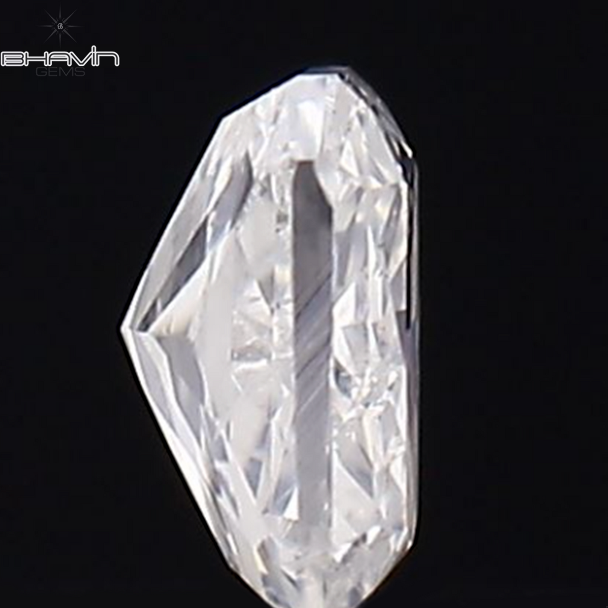 0.08 CT ラディアント シェイプ ナチュラル ダイヤモンド ピンク色 SI2 クラリティ (2.38 MM)