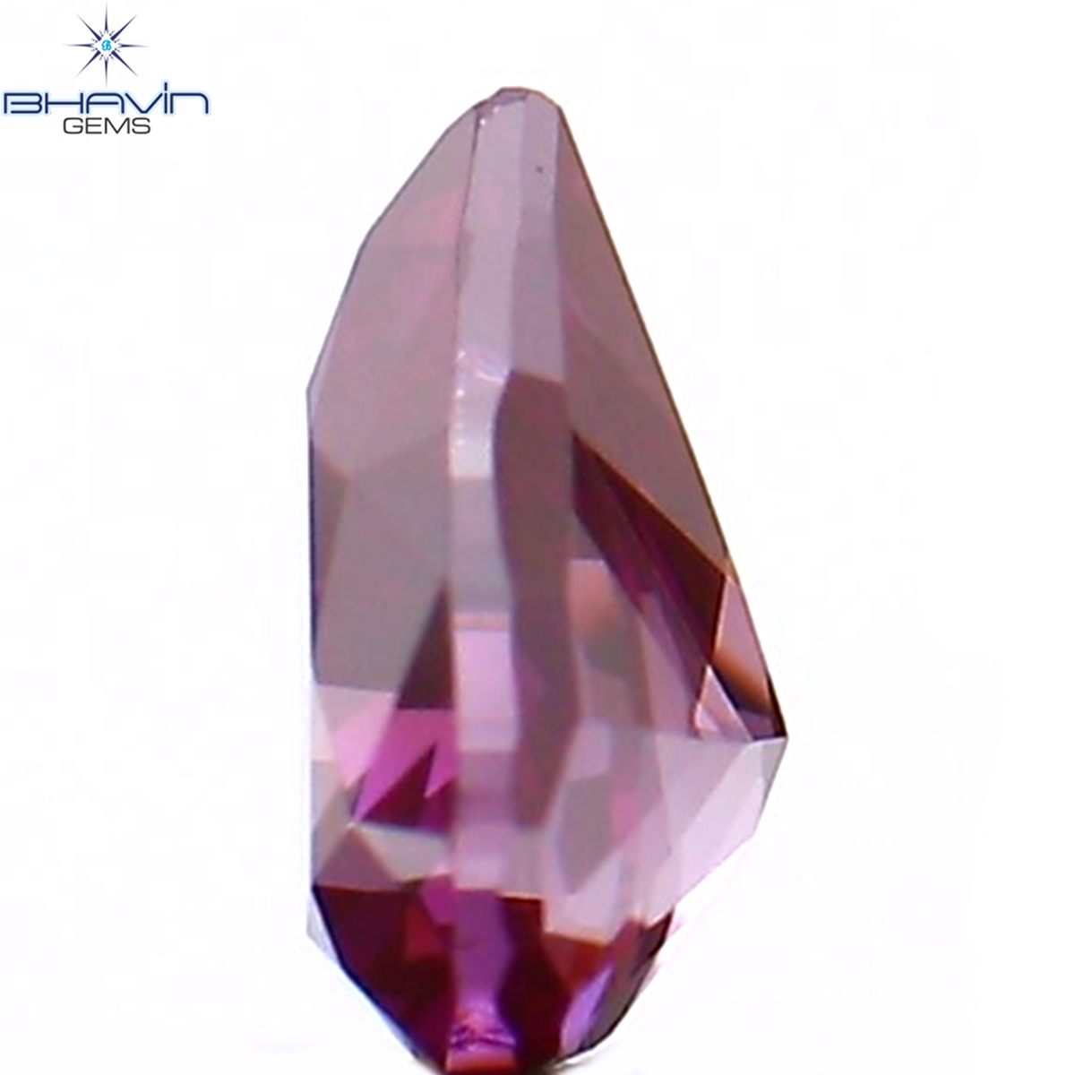 0.16 CT Natural Pear Diamond Enhanced Pink Color Clarity VS1 (3.95 MM)