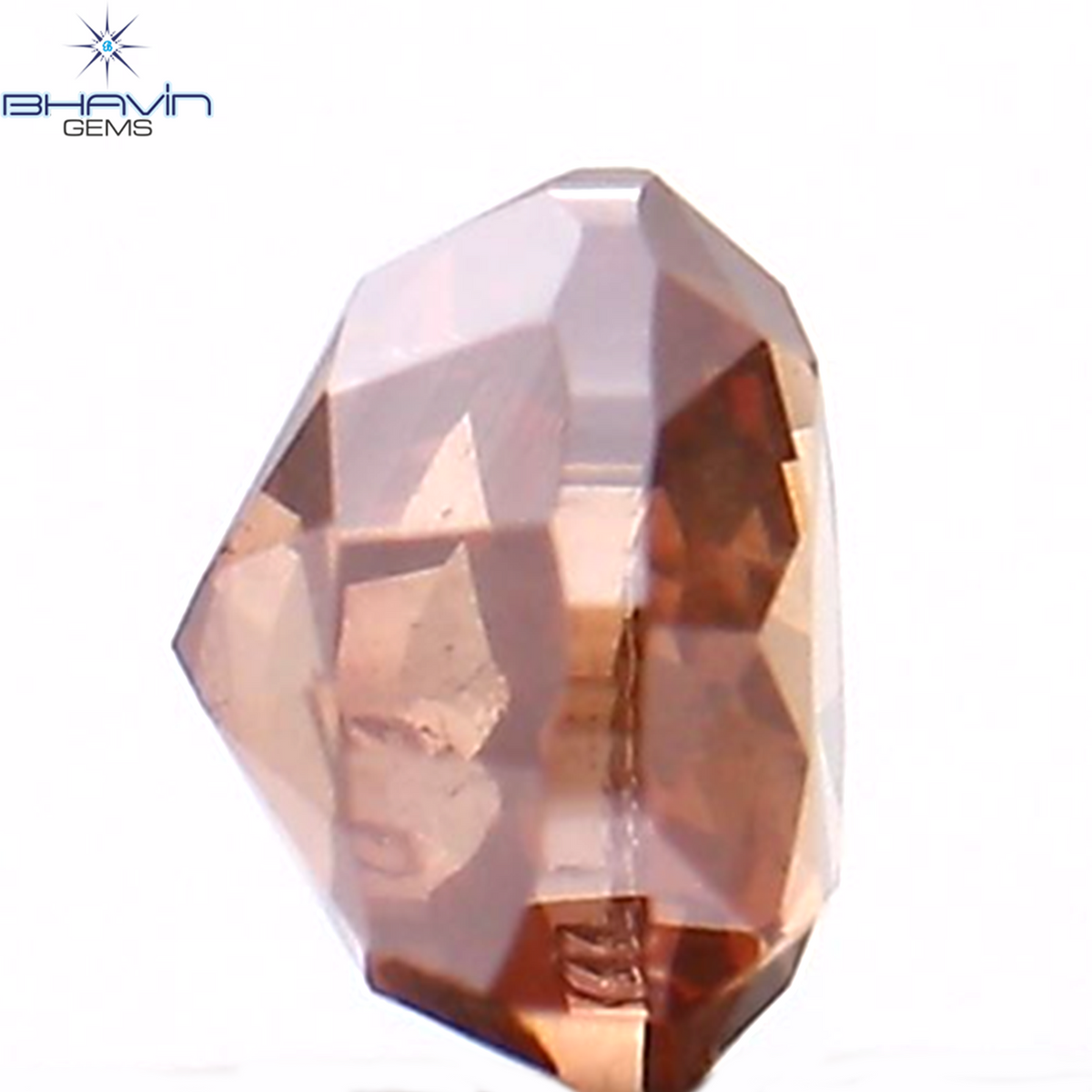 0.25 CT ハート シェイプ エンハンスト ピンク カラー ナチュラル ルース ダイヤモンド SI1 クラリティ (3.74 MM)