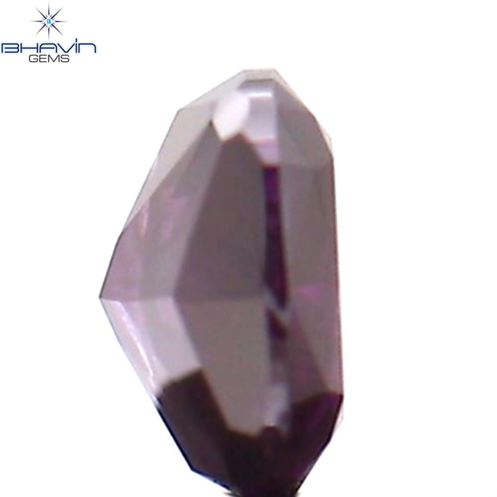 0.12 CT Cushion Shape Natural Loose Diamond Enhanced Pink Color I2 Clarity (2.98 MM)
