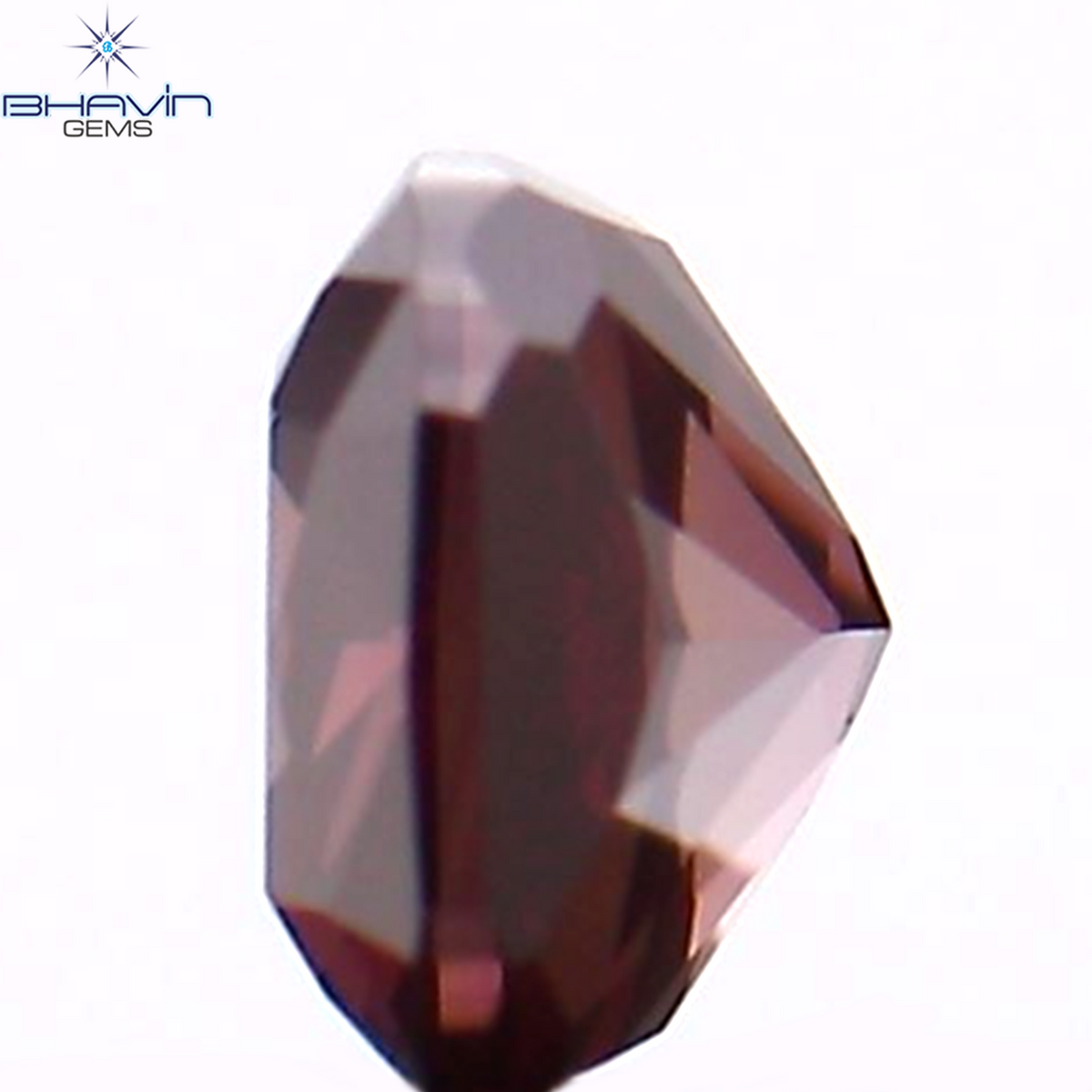 0.17 CT Natural Cushion Diamond Enhanced Pink Color Clarity VS1 (3.12 MM)