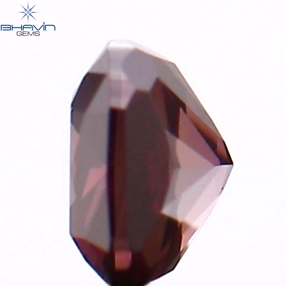 0.17 CT Cushion Shape Natural Loose Diamond Enhanced Pink Color VS1 Clarity (3.12 MM)