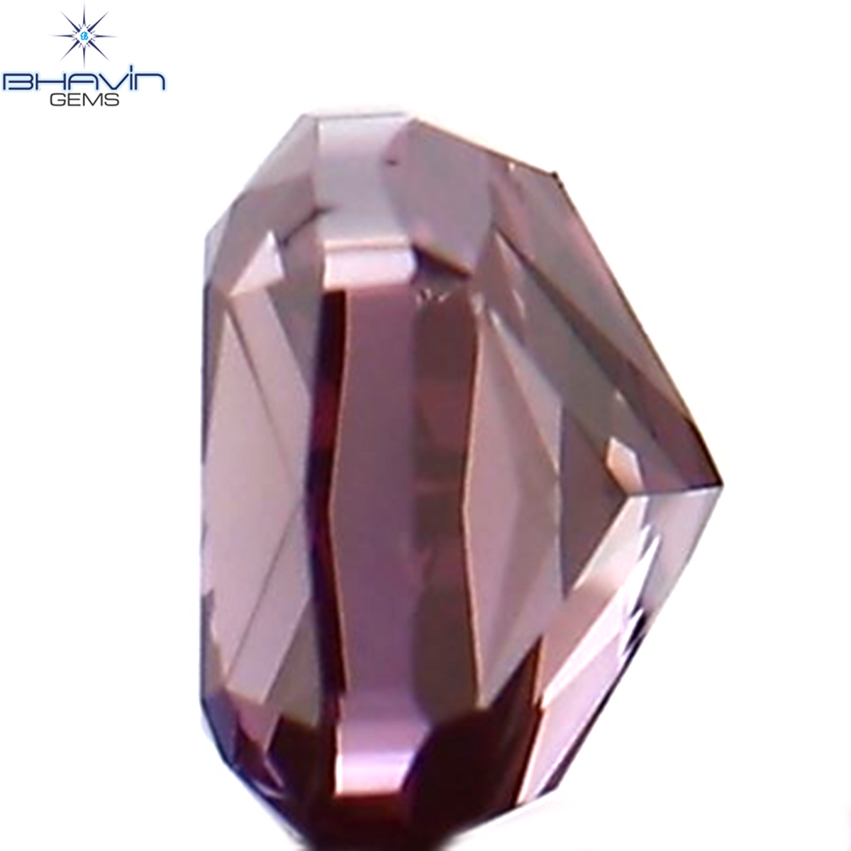0.08 CT Natural Cushion Diamond Enhanced Pink Color Clarity VS2 (2.45 MM)