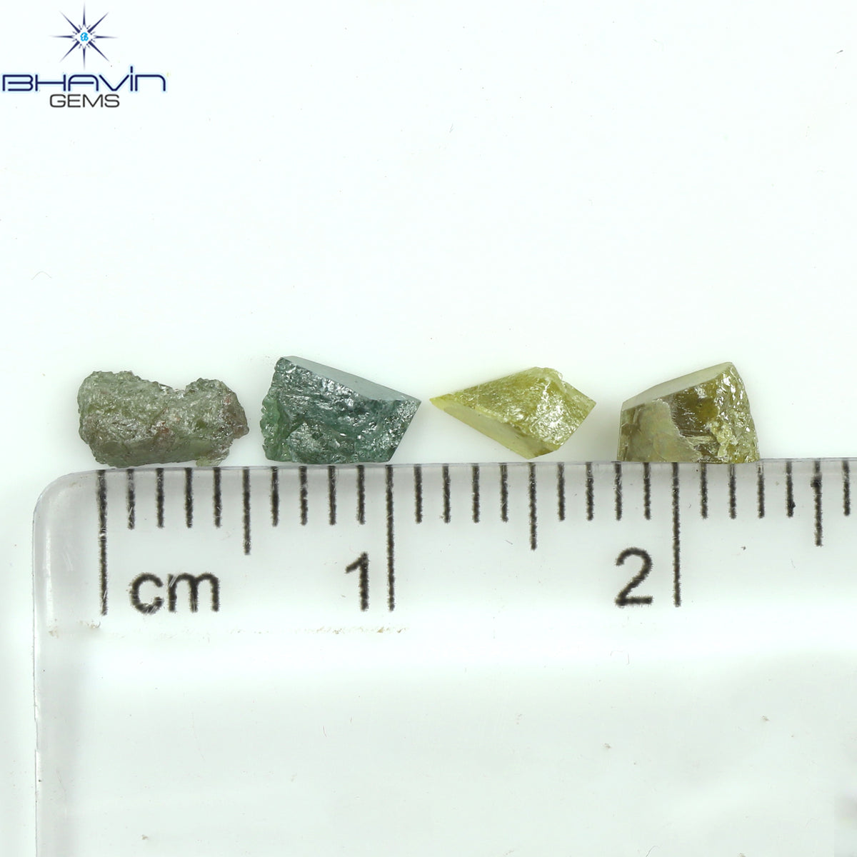 9.39 CT/22 Pcs Natural Rough Diamond Enhanced Mix Fancy Color Clarity I3 (4.85 MM)