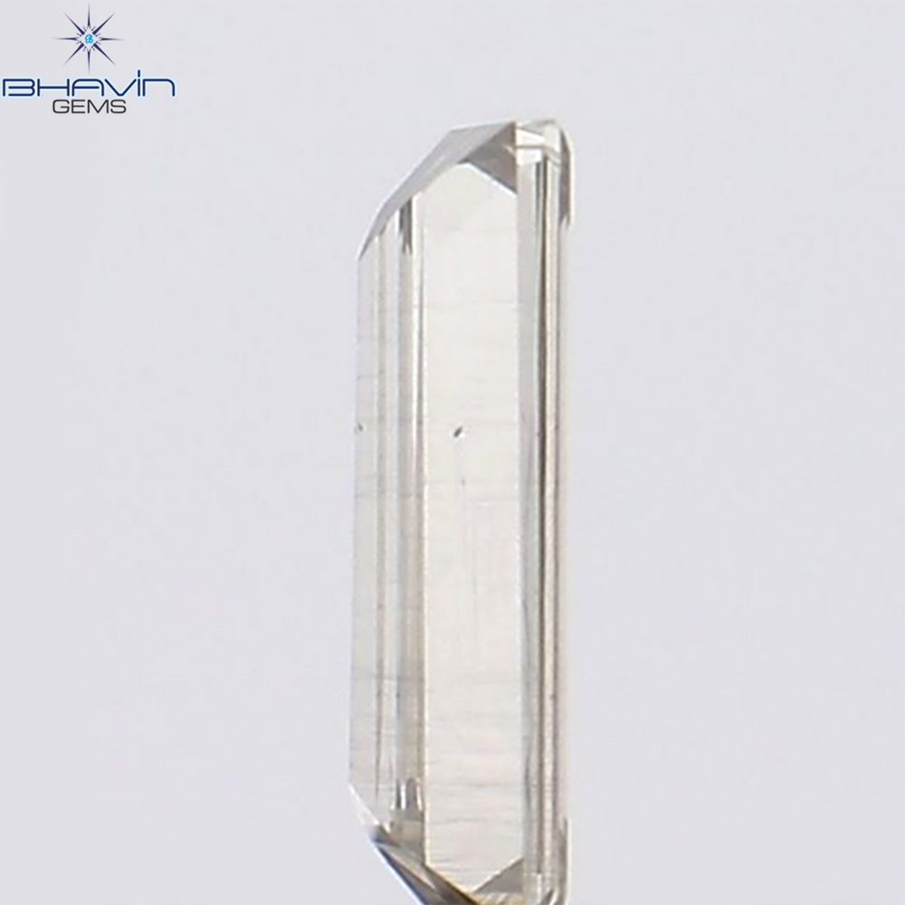 0.11 CT Baguette Shape Natural Diamond Grey Color VS1 Clarity (4.80 MM)