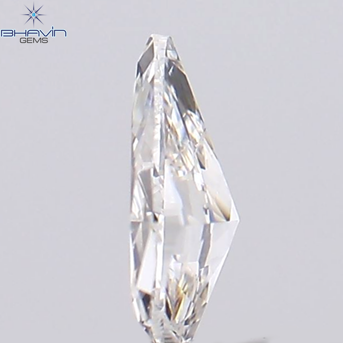 0.11 CT Natural Pear Diamond Pink Color Clarity VS2 (4.34 MM)