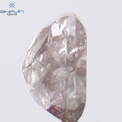 0.52 CT Radiant Shape Natural Diamond Pink Color I3 Clarity (4.63 MM)