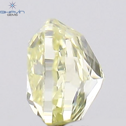 0.10 CT Cushion Shape Natural Loose Diamond Yellow Color VS1 Clarity (2.47 MM)