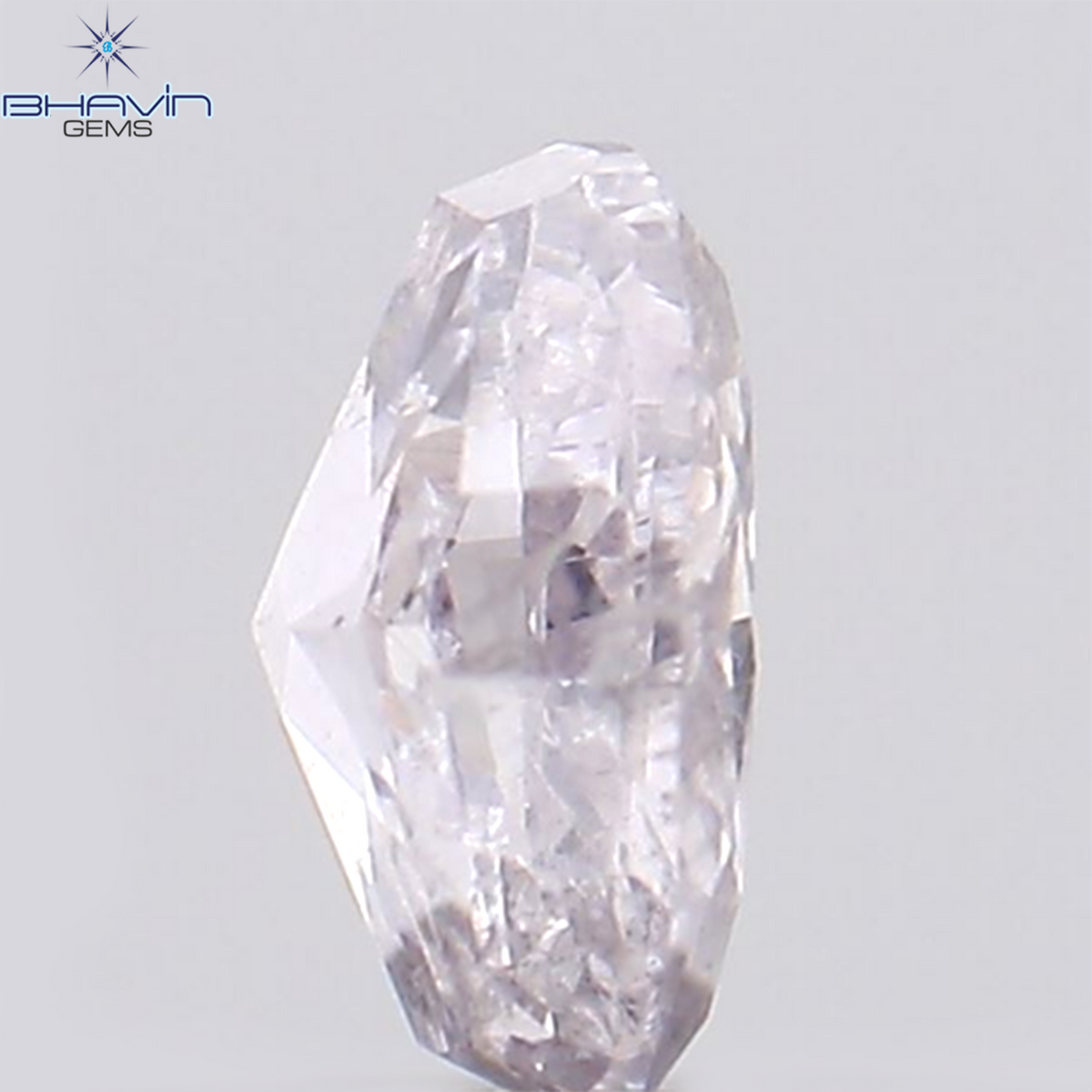 0.22 CT Natural Oval Diamond Pink Color Clarity I1 (4.28 MM)