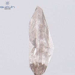 0.19 CT Pear Shape Natural Diamond Pink Color I3 Clarity (4.90 MM)