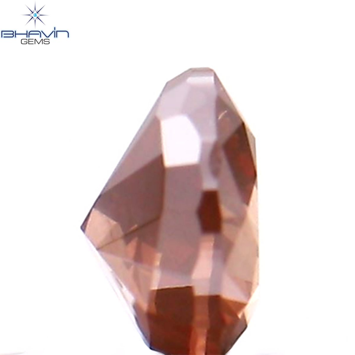 0.15 CT ハートシェイプ エンハンスト ピンク カラー ナチュラル ルース ダイヤモンド SI1 クラリティ (3.55 MM)