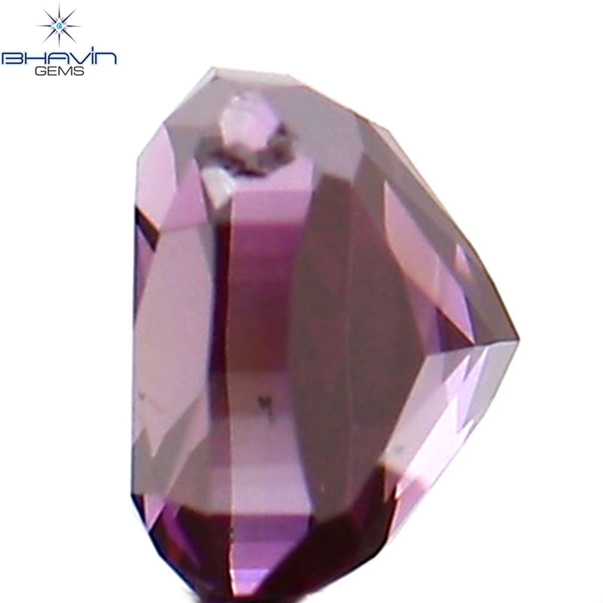 0.18 CT クッション シェイプ ナチュラル ルース ダイヤモンド 強化ピンク色 VS2 クラリティ (3.10 MM)